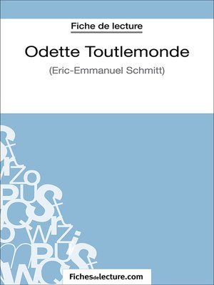 cover image of Odette Toutlemonde